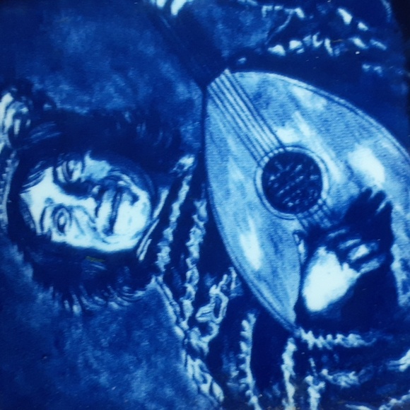 Frans Hals Art Repro Dutch Dleft Blue Tile Decor From Holland Small - Picture 3 of 11